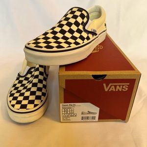 Vans Classic Slip-On Checkerboard Shoes